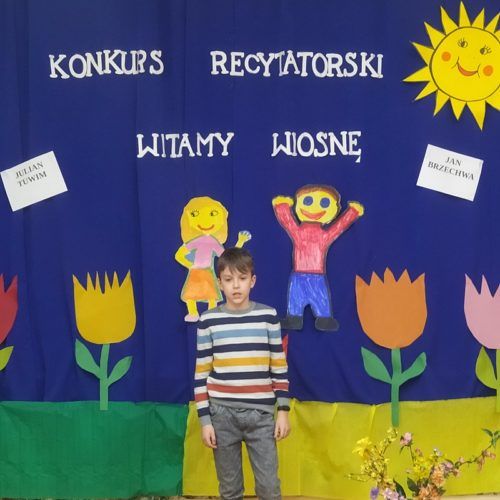 Konkurs recytatorski w Szkole Filialnej w Sochoniach